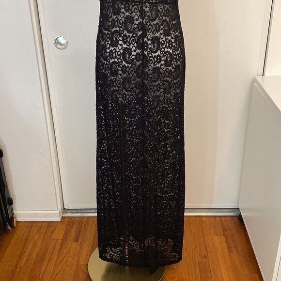 Cider Solid Lace Sweetheart Maxi Dress Sold Out Size XL - Picture 8 of 12